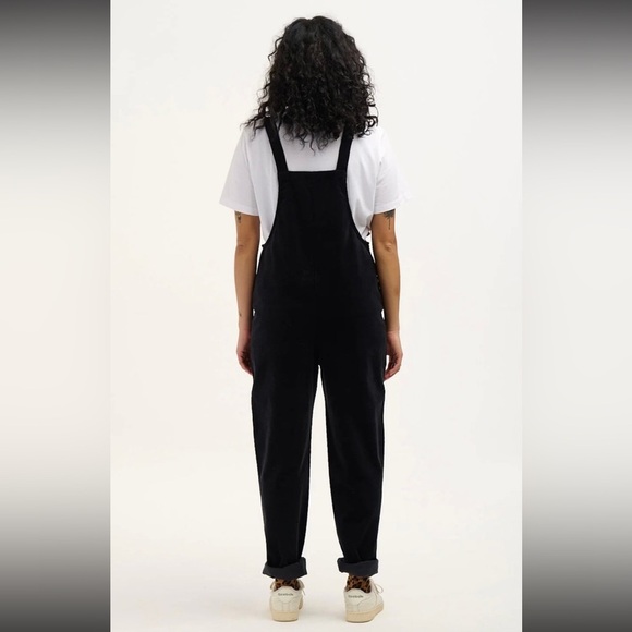 Lucy & Yak Emmy Organic Cotton Overall Dungarees Black - Picture 3 of 16